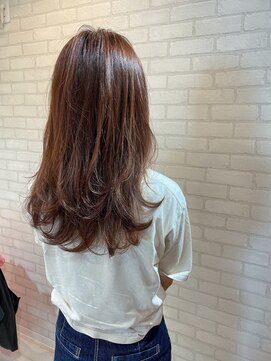 マーリャヘアー(mallia hair) くびれ外ハネセミロング☆彡