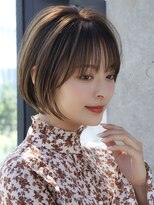 エインアンリー 表参道(AIN.ANLY.)&nbsp;前髪あり大人ショートボブ20代30代40代【AIN.表参道】川原大地
