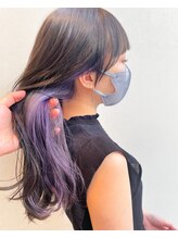 カヌレ 金沢文庫店 【金沢文庫】【学割U24】インナーカラー/ブルーラベンダー