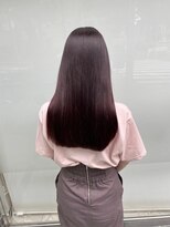 キュア 表参道(CURE)&nbsp;黒髪/グレージュカラー/ココアベージュ/ヘルシーロング[表参道]