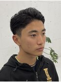 ツイストスパイラルサイドパートスキンフェード63