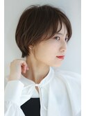 大人可愛いマッシュショート