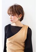 似合わせ小顔カット×ショートボブ　薄め前髪　髪質改善