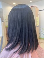 カットハウス はさみの部屋&nbsp;ミディアムボブ/内巻き/縮毛矯正/ふんわりストレート/前髪あり