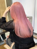 サンクプロジェクト(cinq PROJECT)&nbsp;ダブルカラーピンクベージュインナーカラーローライトオージュア