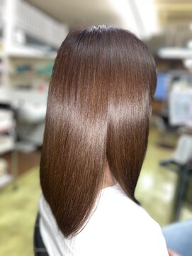 エルモア美容室 髪質改善メテオツヤ髪カラー