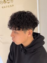 スイッチ(men's SWITCH)&nbsp;波巻きスパイラルパーマ刈り上げマッシュレイヤーショート