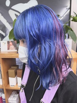 ヴィフ 大船(VIF) バレイヤージュ/ハイライト/ダブルカラー/ケアブリーチ/ボブ