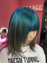 ヴィアンジュ(viange)&nbsp;#ルーツカラー#シアンカラー#オリーブカラー#ハイトーン