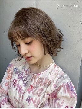 ルーシーバイパム 恵比寿(Lucy by PAM.) 透け感ベージュボブ