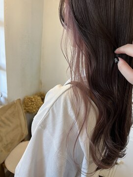 ムエール(mouair) ホワイトピンク×ピンクブラウン