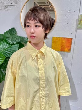 クリアーオブヘアー 栄南店(CLEAR of hair) ショートウルフ×ベージュ