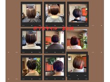 ミロクヘアの雰囲気（ショート　ボブスタイルが多いです♪）