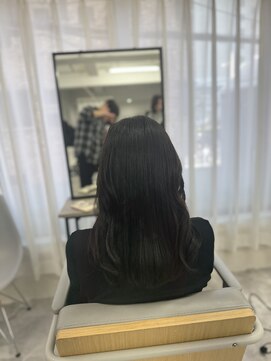 アウラ 近鉄八尾駅前店(Aura) 艶ベージュ×くびれ巻きスタイル