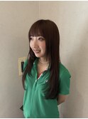 レイヤーカット/ブラウンカラー/平塚美容室