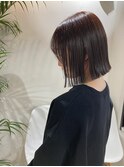 切りっぱなしボブ