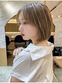 くびれヘア/顔周り/韓国/ボブ/レイヤーカット/前髪/カラー錦糸町