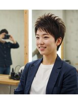 クロム(CHROM) ベリーショート20代30代40代髪質改善白髪染め入間