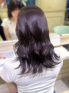 アソビ 表参道(ASOBI) ブリーチなしダブルカラー/ラベンダーピンク/学割U24/表参道