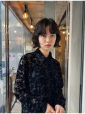 レイヤーボブ/ニュアンスパーマ/顔周りカット/20代30代