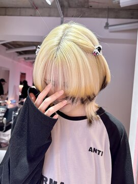 ダズリングディア(Dazzling Deer) ボブ/ルーツカラー/イエロー/ブラウン/大人ボブ