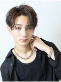 MEN’S HAIR/サーフカール/刈り上げセンターパート/那覇/新都心