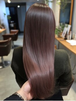 テーラヘアー 取手店(TELA HAIR)の写真/【コスメ低温縮毛矯正+カット￥9900】全薬剤化粧品登録のコスメ剤を使用！柔らかい艶髪に髪質改善【取手】
