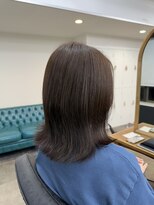 ファブ 銀座(fav)&nbsp;外ハネくびれセミディ　ショコラブラウン