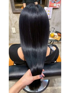 クレエ ヘアー デザイン(creer hair design) 髪質改善トリートメントストレート艶カラーハイライトロングヘア