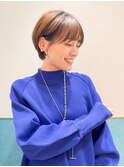 グレージュ/大人ショートヘア/ボブ/韓国/20代30代40代50代/立川