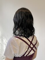 ハロウ&nbsp;岡山パーニュアンスパーマ髪質改善トリートメントショート