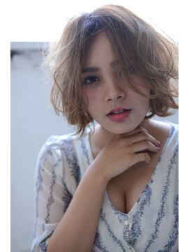 ミラバイグリーン(Mira by green) 【nuance curl】×【cinnamon beige】☆short #２