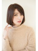 お手入れが楽なのに、絶対綺麗に見せれる王道ボブ