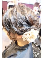 あの日みた夕陽のオレンジ&nbsp;ショートでもお任せ☆パーティーヘア、ヘアセット☆