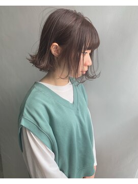 サングース(Sungoose) <sungooseTOKYO>毛先パーマアッシュブラウンネオウルフ