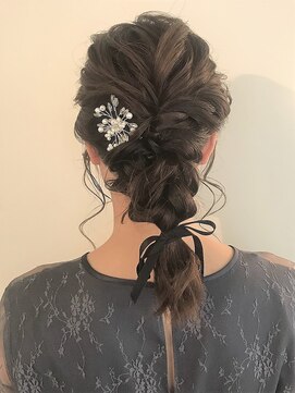 ソーコヘアー 海田店(So-ko hair) ふわふわあみおろしアレンジ