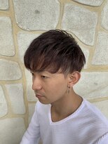 マハラジャ(MAHARAJA)&nbsp;メンズ人気No1！ショートマッシュ×ピンクブラウン