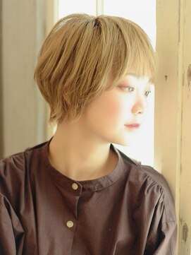 ベック ヘアサロン(BEKKU hair salon) ハイトーン×ショートヘア!外ハネで美シルエット