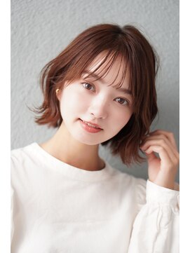 フォト 新宿(foto) グレーベージュ前髪パーマレイヤーカットダブルカラー髪質改善