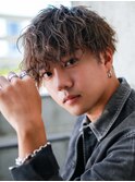 スパイラルパーマ×束感ショート