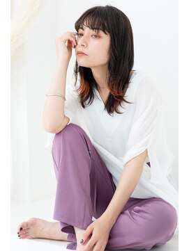 トティア 福島(Totia) 【Totia福島】インナーカラー×ラフミディアム