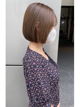 グランドライン(GRAND LINE) 愛されショートボブ 20代30代40代 前髪あり ニュアンスカラー