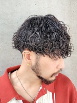 フィフス 原宿(fifth) ツイストパーマ波巻きスパイラルパーマ刈り上げメンズマッシュ