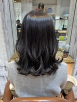 グリー ヘアプロデュース 千葉店(Gree hair produce) 【アッシュグレー×くびれヘア】ミディアム