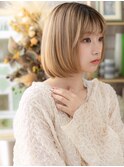 うるツヤミルクティーベージュ韓国風大人ボブa川口20代30代40代