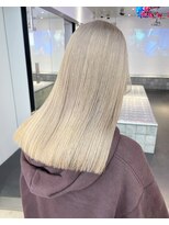 ゲーム 原宿店(GAME)&nbsp;ダブルカラーピンクベージュケアブリーチハイトーン髪質改善