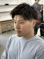スパイキーショート　名駅　メンズカット