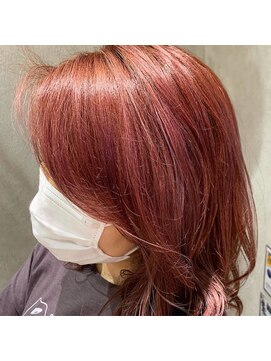 ビアンコ カーロ 二子新地店(Bianco caro) ピンクカラー/ブリーチ無しカラー/ハイトーン