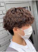 新潟メンズパーマ　波巻きスパイラル　波巻きパーマ