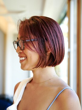 ビュートリアム 鎌倉小町(BEAUTRIUM) ボブ/透明感カラー/レイヤーカット【beautrium鎌倉小町】比嘉